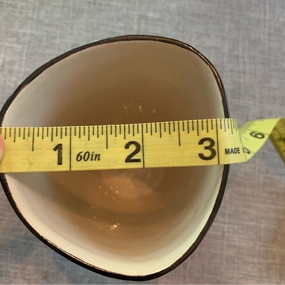 Vintage 1950’s MCM Atomic Matte Black Polka Dot Pitcher & 6 Glasses Signed - Picture 10 of 11